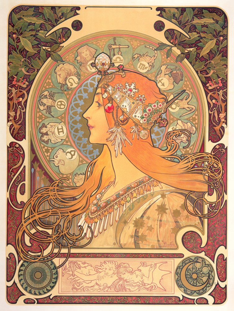 Alphonse Mucha, Art Nouveau in Parijs